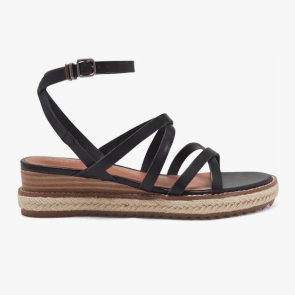 Lucky brand strapped wedge sandal